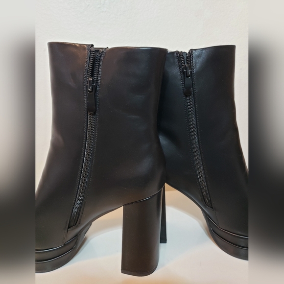 DREAM PAIRS Women's Platform Ankle Boots Chunky High Heels size 9 NEW NO… - Picture 14 of 16